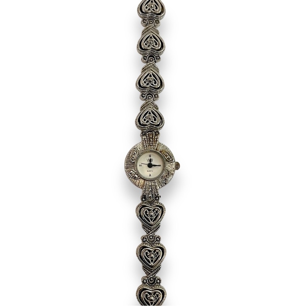Vintage Laura Gayle Heart Detailed Watch